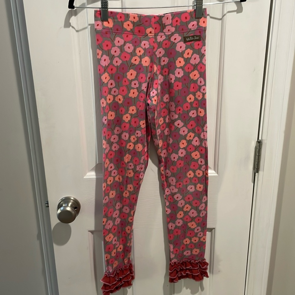 Matilda Jane size 12 pink leggings.